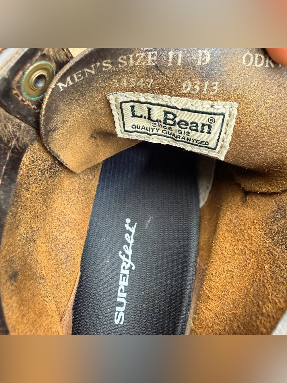 Chippewa LLBean Katahdin Iron Works Engineer cap boot Leather Men’s 11D Brown - Picture 8 of 9